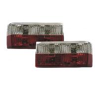 Par De Luces Traseras Traseras Crystal Red Chrome Para VW Golf I 17 155 74-93