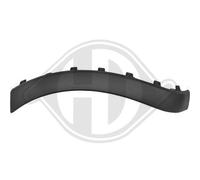 DIEDERICHS Ornamento Protector Parachoques Trasero Izquierdo para VW Polo 9N _