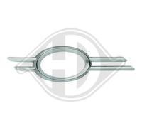DIEDERICHS Ornamento Tira protectora del parachoques delantero izquierda para