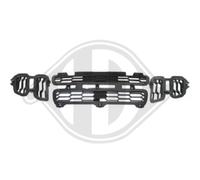 Rejilla De Radiador Gris Mate Para Isuzu D-Max I 8DH