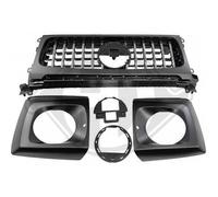 DIEDERICHS Parrilla De Radiador Negra Cromada Para Mercedes-Benz G-Klasse