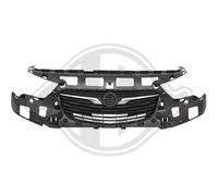 DIEDERICHS Parrilla De Radiador Negra Para Opel Combo Monovolumen