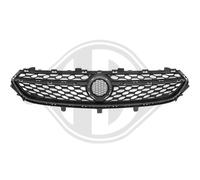 DIEDERICHS Parrilla De Radiador Negra Para Opel Corsa F