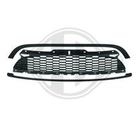 DIEDERICHS Parrilla Del Radiador Apto para Mini F56 F55 F57 F54 Negro Mate