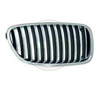 DIEDERICHS Parrilla Del Radiador Derecho para BMW 5er Touring F11 F10 F18, Negro