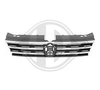DIEDERICHS Rejilla De Radiador Compatible Para VW Tiguan AD1 2.0 TDI Crom/Negro