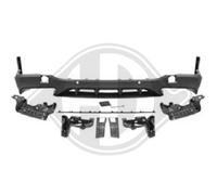 DIEDERICHS Rejilla Parachoques Trasero Negro Para Mercedes-Benz GLC X253