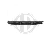 DIEDERICHS Tirantes Parachoques Inferior Superior Pieza Plástico para Citroën C4
