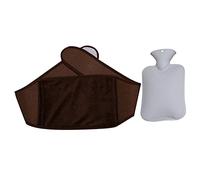 DieffematicRSD Bolsa Agua Caliente 1 Juego de bolsa de botella de agua caliente con funda de felpa para la cintura para aliviar el dolor, riñonera cálida de invierno, envoltura de banda de calentamien