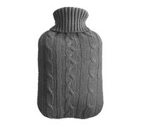 DieffematicRSD Bolsa Agua Caliente 2000 Lavado Ml Frío Cubierta Tricotada Protector Móvil Botella Grande De Agua A Un Aislamiento Seguro A Prueba De Explosión (Color : Gray)
