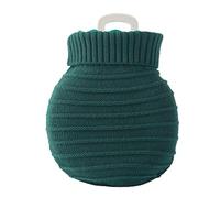 DieffematicRSD Bolsa Agua Caliente Bolsa calentadora de Manos Simple, Mini Botella de Agua Caliente de Silicona de Color sólido, Bolsa calentadora de Manos portátil (Color : Green)