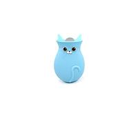 DieffematicRSD Bolsa Agua Caliente Bolsa de Agua Caliente de Silicona Calentador de Bolsillo Lindo Gato Calentador de Mano portátil Botella Masaje (Color : Blue)