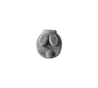 DieffematicRSD Bolsa Agua Caliente Botella de Agua Caliente con Linda Cubierta 0.3L 0.5 L 1L Bolsa de Agua Caliente for período Cuello Hombro Calentador de pies (Color : Dark Grey, Size : 300ML)