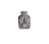DieffematicRSD Bolsa Agua Caliente Botella de Agua Caliente con Linda Cubierta 0.3L 0.5 L 1L Bolsa de Agua Caliente for período Cuello Hombro Calentador de pies (Color : Dark Grey, Size : 500ML)