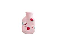 DieffematicRSD Bolsa Agua Caliente Botella de Agua Caliente con Tapa Suave Calentador de Manos pequeño clásico for Hombro Mujeres Hombres (Color : Pink)