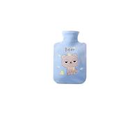 DieffematicRSD Bolsa Agua Caliente Botella de Agua Caliente de 500ML/1000ML, Bolsa de Franela for Calentar Las Manos, Bolsa calentadora de pies con Relleno de Agua, Suministros cálidos (Color : Blue