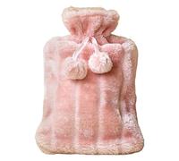 DieffematicRSD Bolsa Agua Caliente Botella de Agua Caliente de Goma Duradera, Bolsa de Agua Caliente de Goma multifunción Suave para Alivio del Dolor de Cuello y Hombro, Botella de Agua Caliente (Col