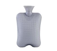 DieffematicRSD Bolsa Agua Caliente Botella de agua caliente de hielo Color sólido Goma de silicona gruesa Botella de agua caliente grande Riego de invierno Calentadores de manos Bolsa de palacio calie