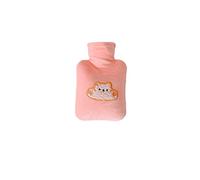 DieffematicRSD Bolsa Agua Caliente Botella de Agua Caliente de Mano de Dibujos Animados, Mini Botellas de Agua Caliente portátiles, Calentador de Manos, llenado de Agua, Agua Caliente (Color : Pink)