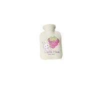 DieffematicRSD Bolsa Agua Caliente Botella de Agua Caliente de PVC con Cubierta de felpa for aliviar el Dolor Estudiante Lindo Calentador de Manos inyección Bolsa de Agua Caliente Regalo (Color : Whi