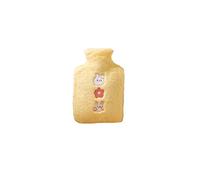 DieffematicRSD Bolsa Agua Caliente Botella de Agua Caliente for la Cama de felpa de PVC Lindo Reutilizable Mano pie Vientre Calentador portátil Bolsas de Agua Caliente Bolsa de Regalo (Color : Yellow