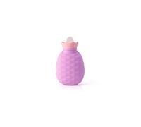 DieffematicRSD Bolsa Agua Caliente Calentador de Manos de Gel de sílice Agua Caliente Recargable Botella de Agua Caliente en Forma de piña inyección de Agua Caliente Mantener Caliente (Color : Purple