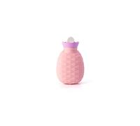 DieffematicRSD Bolsa Agua Caliente Calentador de Manos de Gel de sílice Agua Caliente Recargable Botella de Agua Caliente en Forma de piña inyección de Agua Caliente Mantener Caliente (Color : Pink)