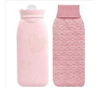 DieffematicRSD Bolsa Agua Caliente De Silicona Botella De Agua Caliente Calentadores De Agua Caliente Bolsa De Agua Caliente Palacio Mano De Mini Estudiantes Felpa Del Bebé Calientes A Prueba De Explo