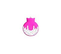DieffematicRSD Bolsa Agua Caliente Donut Hand Warm Goma Botella de Agua Caliente Agua a Prueba de explosiones Botella de Agua Caliente Bolso Caliente Mano de Bolsillo portátil (Color : Pink)