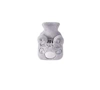 DieffematicRSD Bolsa Agua Caliente Funda de Tela de felpa Bolsa de Agua Caliente Desmontable y Lavable Bolsa de Mano cálida de Dibujos Animados Forro Interior Grueso Calentadores de Manos (Color : Gr
