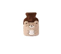 DieffematicRSD Bolsa Agua Caliente Funda de Tela de Felpa Bolsa de Agua Caliente Desmontable y Lavable Bolsa de Mano cálida de Dibujos Animados Forro Interior Grueso Calentadores de Manos (Color : BR