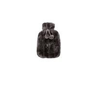 DieffematicRSD Bolsa Agua Caliente Funda for Botella de Agua Caliente, Funda mullida, Piel de Goma Natural, pompón, Piel sintética de Invierno, Bolso cálido grande y cálido (Color : Gray)