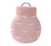 DieffematicRSD Bolsa Agua Caliente Mini Botella de Agua Caliente de Invierno, diseño de Onda de Silicona, Temperatura de distribución Media, Botella de Agua Caliente Multifuncional (Color : Pink)