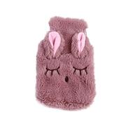 DieffematicRSD Bolsa Agua Caliente Warm Baby Plush Flushing Hot Water Bag Rabbit Plush Water-Filled Hand Warmer Can Be Dismantled and Washed with Water-Warming Handbag
