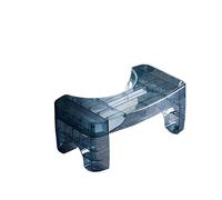 DieffematicZJ Soporte Portatil Light and Luxurious Transparent Toilet footstool Thickened Non Slip footstool Practical footstool Under The Table (Color : Blue)