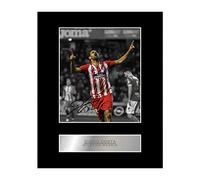 Diego Costa - Foto firmada con el Atlético Madrid FC, imagen de regalo con autógrafo