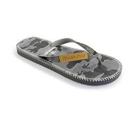 Diego Garcia - BRASILERAS Chanclas Gin Camu para Mujer y Hombre, Gris, 45/46 EU