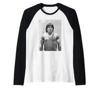 Diego Maradona Argentina V Inglaterra Copa Mundial de Fútbol 1986 Camiseta Manga Raglan