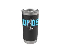 Diego Maradona D10S La mano de Dios Retro Soccer Legend Vaso térmico de acero inoxidable de doble pared