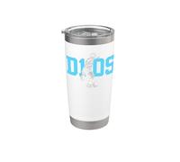 Diego Maradona D10S La mano de Dios Retro Soccer Legend Vaso térmico de acero inoxidable de doble pared