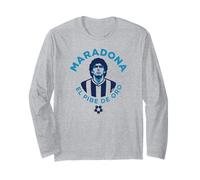 Diego Maradona Vintage El Pibe De Oro Fútbol Manga Larga