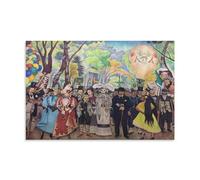 Diego Rivera - Cuadro de pintura Dream of a Sunday Afternoon en Alameda, lienzo decorativo para pared, 40 x 60 cm