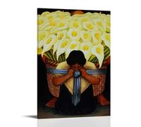 Diego Rivera - Cuadros decorativos impermeables y resistentes a las manchas, pósteres de alta definición, adecuados para múltiples escenarios en salas de estar, dormitorios y oficinas, estilo marco