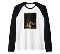 Diego Velázquez - Las Meninas - Arte Camiseta Manga Raglan