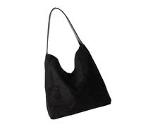 DIEKE Bolso de hombro de gran capacidad para mujer, casual, asa superior, axilas, para trabajo, viajes, compras, asa superior, Black, One Size