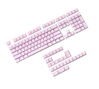 DIEKE Colección de teclas de moda, 136 piezas, características laterales ergonómicas para teclado mecánico, mejora la escritura de teclas retroiluminadas
