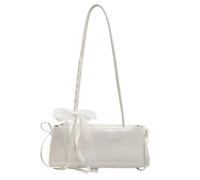 DIEKE Hoboes - Bolso de mano bajo el brazo, bolso de mano dulce con cierre de cremallera, bolsos de hombro para mujer, bolsa de viaje con cierre de cremallera, White, One Size