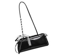 DIEKE Hoboes - Bolso de mano bajo el brazo, bolso de mano dulce con cierre de cremallera, bolsos de hombro para mujer, bolsa de viaje con cierre de cremallera, Black, One Size