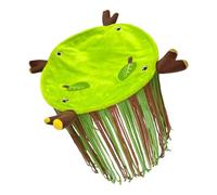 DIEKE Jaula permanente para cerdos de Ghana, plan grueso superior para diversión, dormir, doble uso como columpio, búsqueda de lagomorfos, esquina cómoda