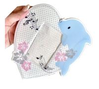 DIEKE Precioso tarjetero para tarjetas de crédito, funda protectora para tarjetas fotográficas, protector de autobús de 3 pulgadas con llavero, d